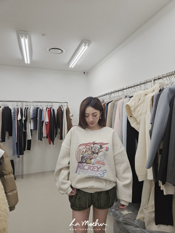 顯瘦澎感絎縫短褲